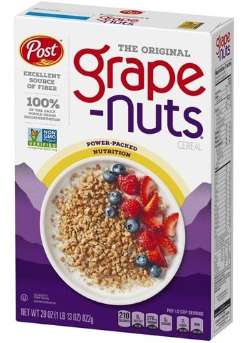 Cereal Grape Nuts Original Importado 822grs 2 Pack