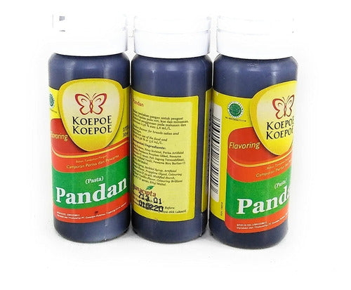 Koepoe-koepoe Pandan Paste, 30 Ml 3 Pack
