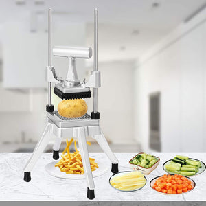 Cortador Comercial Vegetales Hoja 0,6cm, Acero Inox Uso Rudo