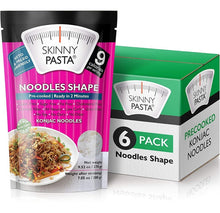 Cargar imagen en el visor de la galería, Konjac Noodles Shape (skinny Pasta) 6 Pack