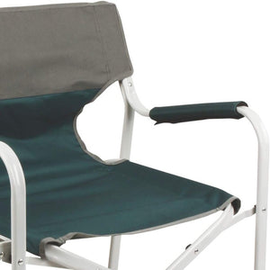 Silla Para Campar Resistente Plegable Con Mesita Lateral