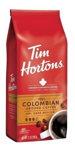 Tim Hortons Café Colombiano Tostado Medio 340g 2 Pack