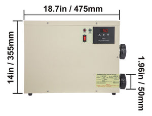 Calentador Agua Electrico Piscina Spa Hidromasaje 240v