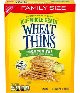 Wheat Thins Galleta Integral Reducido En Grasa 354gr 6 Pack