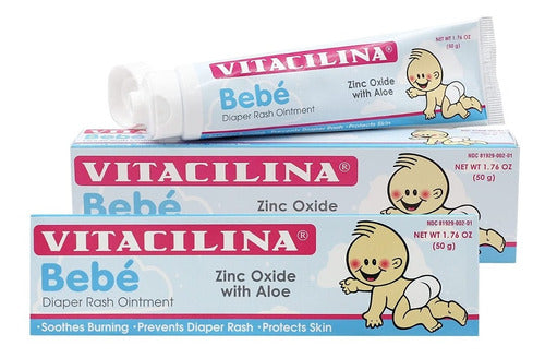 Vitacilina Bebe Rosado De Pañal 1,76 Oz (2 Pack) Importado
