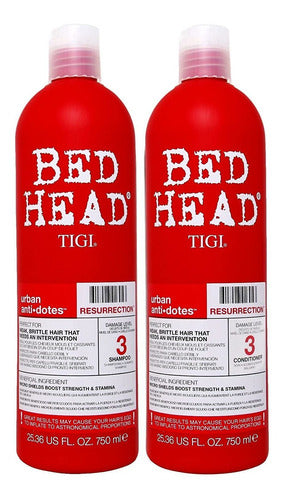 Tigi Bed Head Resurrection Champú Y Acondicionado 750ml C/u