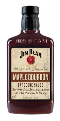 Jim Beam Maple Bourbon Barbecue Sauce Barbacoa 532ml 2 Pack