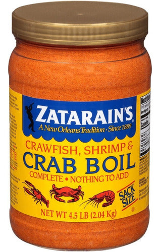 Sazonador Crab Boil Zatarains 2.04kg 2pack