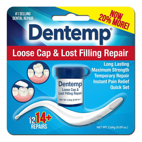 Dentemp Reparador De Dentaduras Coronas Denture Kit