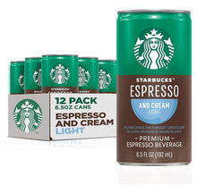 Cargar imagen en el visor de la galería, Starbucks Double Shot Café Express Crema Light 6,5oz/12 Lata