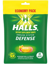 Cargar imagen en el visor de la galería, Halls Defense Sabor Citrus 80 Pastillas 2 Pack