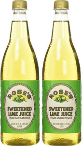 Jugo De Limón Roses Sweetened 1 Litro 2 Pack