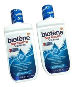 Biotene Dry Mouth Oral Enjuague Bucal Boca Seca 2 Pack