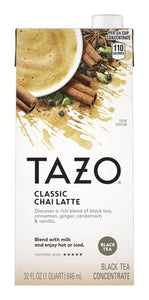 Tazo Chai Latte Orgánico Concentrado Starbucks 937ml 2 Pack