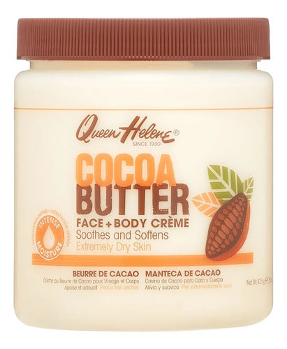 Cocoa Butter Queen Helene Crema Cara Y Cuerpo 425g 3 Pack