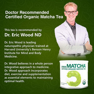 Té Verde Matcha Orgánico 454g Certificado En Polvo