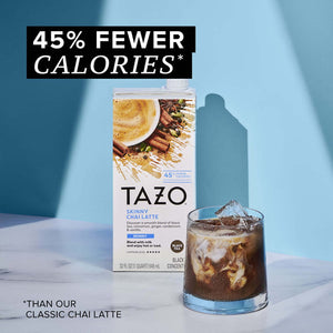 3 Tazo Skinny Chai Latte Iced Tea Concentrado 45% Menos Cal