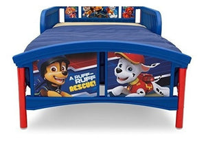 Cama De Plastico Infantil Paw Patrol Azul