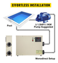 Cargar imagen en el visor de la galería, Calentador Agua Electrico Piscina Spa Hidromasaje 240v