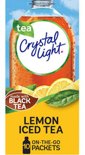 Cargar imagen en el visor de la galería, Crystal Light Lemon Té Helado En Polvo 20 Sobres 2 Pack