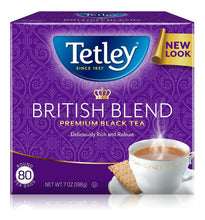 Cargar imagen en el visor de la galería, Te Tetley British Blend Black Tea 80pz Te Negro 2 Pack