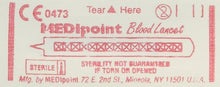 Cargar imagen en el visor de la galería, Medipoint Stainless Steel Lancet, 200 Count