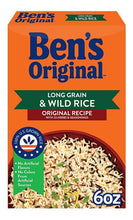 Cargar imagen en el visor de la galería, Uncle Ben Arroz Salvaje Grano Largo Original 6 Oz 12 Pack