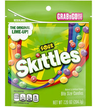 Cargar imagen en el visor de la galería, Skittles Sour Chewy Candy Grab 204.1 G 4 Pack