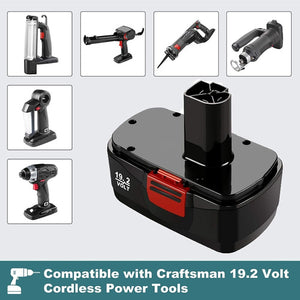 Batería De Repuesto Ni-mh C3 De 3,6 Ah Para Craftsman 19,2 V