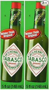 Salsa Tabasco Green Pepper Jalapeño 148ml 2 Pack