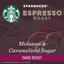 Cargar imagen en el visor de la galería, Starbucks Espresso Dark Roast Café Grano Entero 532 2 Pack