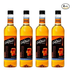 Jarabe Davinci Gourmet Caramelo Sugar Free 750 Ml 4 Pack