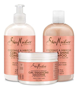 Shea Moisture Shampoo Acondicionador Smoothie Combo 3 Pack