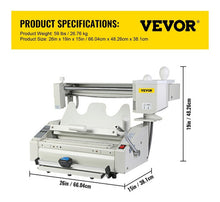 Cargar imagen en el visor de la galería, Máquina Encuadernadora Pegadora Libros Cuadernos + Pegamento