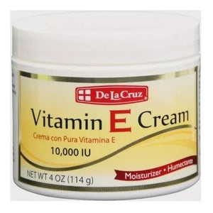 De La Cruz Crema Humectante Con Vitamina E 114gr 3 Pack