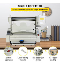 Cargar imagen en el visor de la galería, Máquina Encuadernadora Pegadora Libros Cuadernos + Pegamento