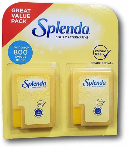 Splenda Minis 400 Por Paquete Pack De 2