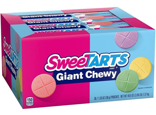 Wonka Sweetarts Giant Chewy, Paquetes De 1.5 Oz 36 Pzs