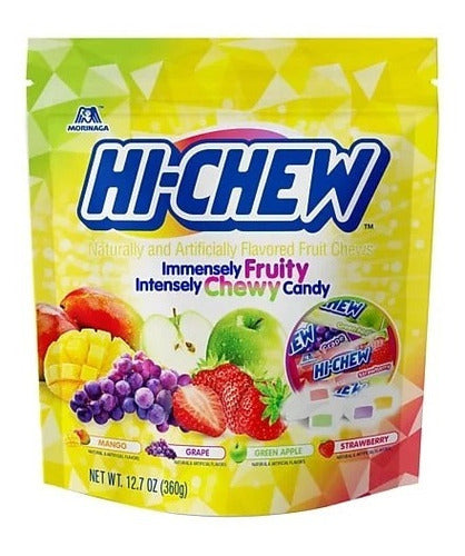 Dulces Hi-chew Original Mix, Stand Up Pouch, 360g 4 Pack