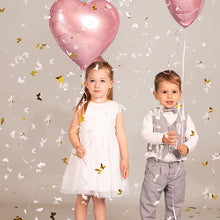Cargar imagen en el visor de la galería, Set 4 Cañones Confeti Diseño Mariposas Doradas Blancas
