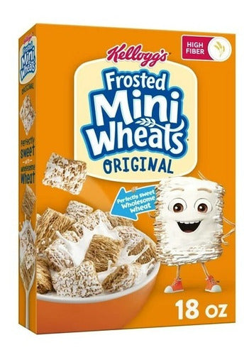 Cereal Kelloggs Frosted Mini Wheats Mega Size 510 Gr 2 Pack