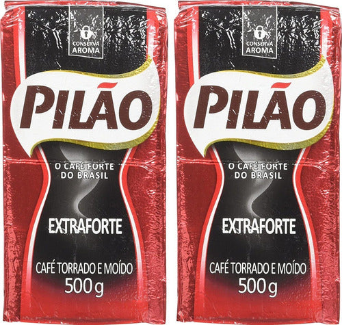 Pilão Extra Fuerza Café Forte Extra 500g 2 Pack
