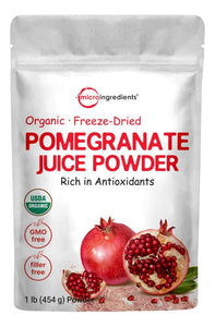 Polvo De Jugo De Granada Orgánica, 1 Libra (16 Onzas)