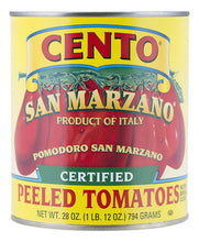 Cargar imagen en el visor de la galería, Cento San Marzano Certificado Tomates Lata 28 Oz 6 Pack