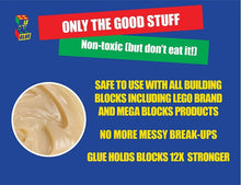 Cargar imagen en el visor de la galería, Le-cola Adhesiva Pegamento  Temporal Lego, Mega Block