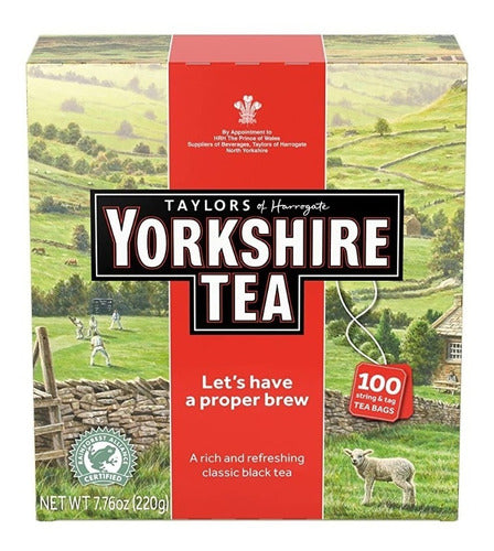 Te Taylors De Harrogate Yorkshire Red, 100 Bolsitas