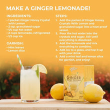 Cargar imagen en el visor de la galería, Prince Of Peace Instant Lemon Ginger Honey Crystals 2 Pack