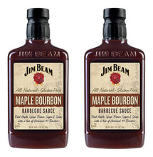 Cargar imagen en el visor de la galería, Jim Beam Maple Bourbon Barbecue Sauce Barbacoa 532ml 2 Pack