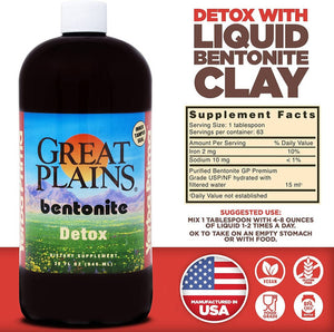 Yerba Prima Great Plains Bentonita - 32 Oz 2 Pack