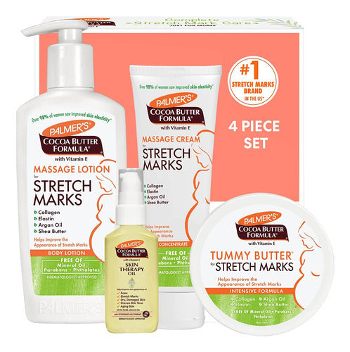 Kit Anti Estrias Palmer's Cocoa Butter Formula Total 4 Pack